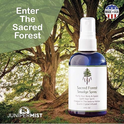 Ultimate Smudge Spray Collection for Cleansing Negative Energy: Sage, Lavender & Sage, Palo Santo, Sacred Forest & Sleep Spray by JUNIPERMIST