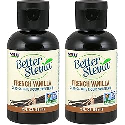 Now Foods BetterStevia Liquid Extract French Vanilla - 2 oz. 2 Pack