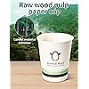 Paper Coffee Cups [12 Oz 100 Pack], Disposable Paper Cups with Design, Hot Cups, Improved 12 oz Cup Body white