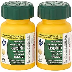 Member's Mark 81 mg Low Strength Aspirin 730 ct. A1