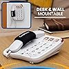 Big Button Phone for Seniors - Corded Landline Telephone - One-Touch Dialling for Visually Impaired - Amplified Ringer with Loud Speaker for Hearing Impaired, Ergonomic Non-Slip Grip