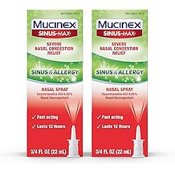 Sinus-Max Nasal Congestion Nasal Spray 0.75 oz Pack of 2