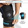 The Coldest Knee Ice Pack Wrap, Hot and Cold Therapy - Reusable Compression Best for Meniscus Tear, Injury Recovery, Bursitis Pain Recovery, Sprains, Swelling and Rheumatoid Arthritis Knee Ice Pack