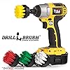 4 Piece Drill Brush Small Diameter Cleaning Brushes for Use on Carpet, Tile, Shower Track, and Grout Lines by Drillbrush