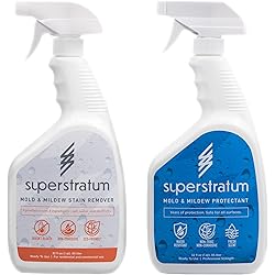 Superstratum Mold and Mildew Protectant and Stain Remover combo pack, 2 - 32 oz