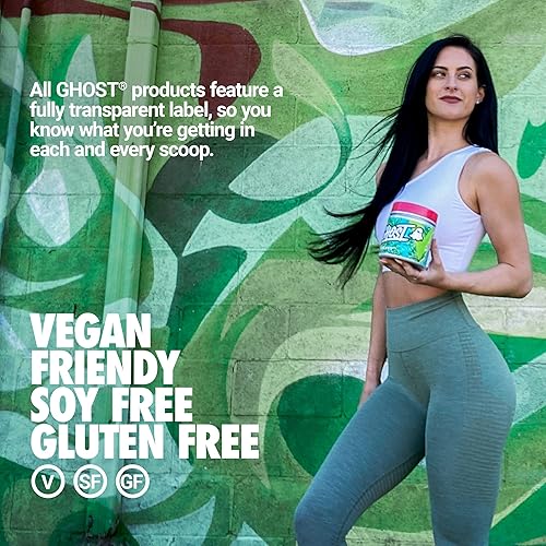 GHOST Greens Superfood Powder, Guava Berry - 30 Servings - 19 Super Greens & Reds, Fruits, Vegetables, Spirulina, Chlorella, Prebiotics, 10 Billion CFU Probiotic & Digestive Enzymes - Gluten-Free