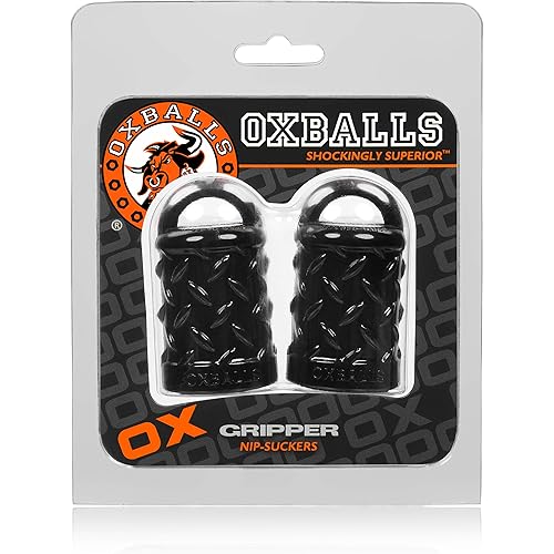 Oxballs Gripper Nipple Suckers, Black, 33 Gram
