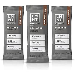 LMNT Keto Electrolyte Powder Packets | Paleo Hydration Powder | No Sugar, No Artificial Ingredients | Hot Chocolate Salt | 30 Stick Packs