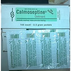 Calmoseptine Ointment Foil Packets 18 Oz 3.5G For Rashes And Irritated Skin - Case of 144