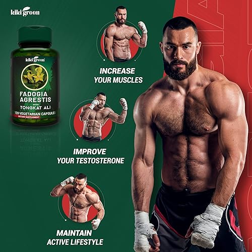 Pack of 2 Fadogia Agrestis Extract with Tongkat ali Pure Fadogia Agrestis for Men 1000mg Per Serving, 120 Capsules Support Energy and Endurance, Gluten Free, Non-GMO, Vegan Capsules