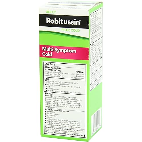 Robitussin Peak Cold CF Multi-Symptom Cold 8 fl. oz. Bottle