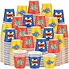 600 Pack 3oz Hero Paper Cups Hero Disposable Paper Bathroom Cups Hero Themed Party Small Mouthwash Cups for Party Birthday Baby Shower Party Supplies Favor