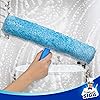 MR.SIGA Professional Window Cleaning Combo - Squeegee & Microfiber Window Scrubber, 14&#34