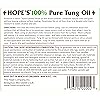 Hope's 100% Pure Tung Oil, Waterproof Natural Wood Finish and Sealer, 32 Fl Oz