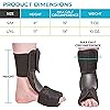 BraceAbility Dorsal Night Splint | Plantar Fasciitis Pain Relief, Foot Drop Brace for Sleeping, and Achilles Tendon Stretcher Boot for Nighttime Ankle Dorsiflexion SM
