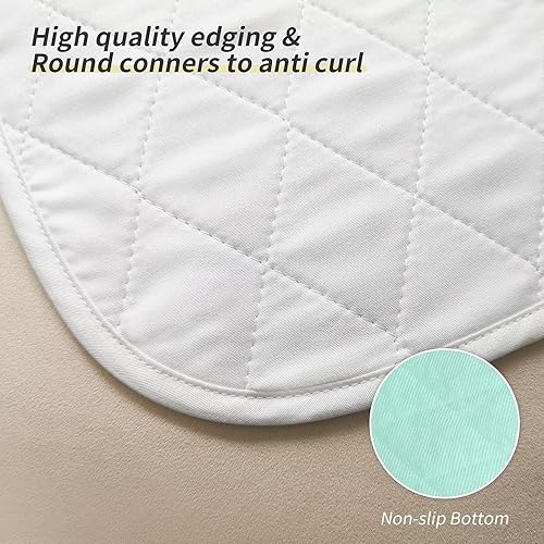 CoolShields Waterproof Bed Pad Washable 34" x 52"Pack of 1, Incontinence Bed Pad with 8 Cups Absorbency, for Adult, Children and Pets[Oeko-Tex Certified]