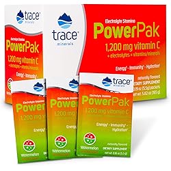 Trace Minerals – Power Pak Watermelon | Electrolyte Powder Packets with Vitamin C & Zinc | Powerful Hydration, Immune, Stamina & Energy Support with Essential Vitamins & Minerals 30 Packets… 1