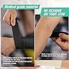 3 Pack Black Athletic Sports Tape, Very Strong Easy Tear No Sticky Residue Tape for Athlete & Sport Trainers & First Aid Injury Wrap,Suitable for Bats,Tennis,Gymnastics & Boxing（1.5in X 35ft