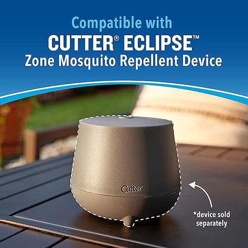 Cutter Mosquito Repellent 40-Hour Refill, Use With Cutter Eclipse Zone Mosquito Repellent Device