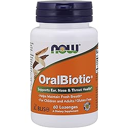 NOW Foods - Oralbiotic Blis K12R 60 Loz Pack of 4