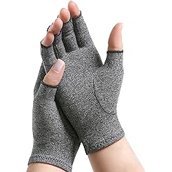 IMAK® Compression Arthritis Gloves, Medium – Premium Arthritic Joint Relief for Rheumatoid & Osteoarthritis – All-Day Comfort – The Only Glove Commended for Ease of Use by The Arthritis Foundation