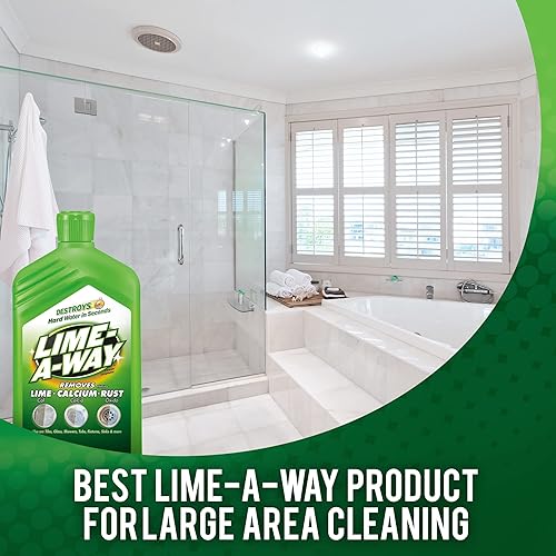 Lime-A-Way 51700-87000 Bathroom Cleaner, 28 Fl Oz Pack of 1, Clear