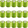 KISEER 15 Pack 2” x 5 Yards Self Adhesive Bandage Breathable Cohesive Bandage Wrap Rolls Elastic Self-Adherent Tape for Stretch Athletic, Sports, Wrist, Ankle Grass Green
