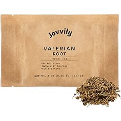 Jovvily Valerian Root - 4 oz - Cut & Sifted - Herbal Tea - No Fillers Or Additives