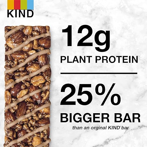 KIND Protein Bars, Almond Butter Dark Chocolate, Gluten Free, 12g Protein