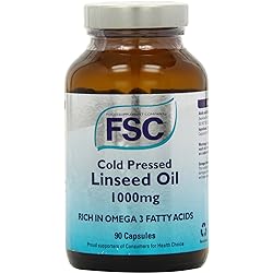FSC Cold Pressed Linseed Oil 1000 90 capsule