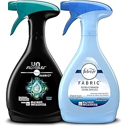 Febreze Fabric Refresher, Odor Eliminator Extra Strength Unstopables, Fresh Scent, 2 Count