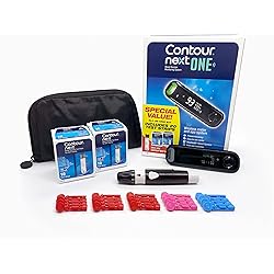 The CONTOUR NEXT ONE Blood Glucose Monitoring System All-in-One Kit for Diabetes