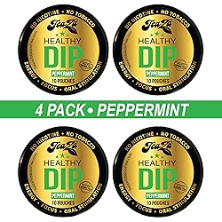 Teaza Peppermint Herbal Energy Pack, 10 Pouches Each Pack - 4 Camo Packs