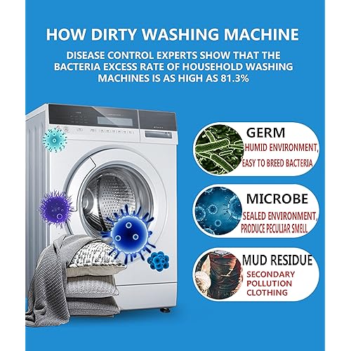 Finally Fresh Washing Machine Cleaner for Front Loaders & Top loaders, 20 Packs Washer Cleaner, Washer Machine Cleaner for Sensitive Skin, Suitable for All Washing Machine Include HE Washing Machines