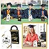 12 Pcs Graduation Party Gift Bags with Handles 2022 Graduation Bag, Graduation Gift Bag Black and Gold Wrapping Paper Bags Party Favor Bags for Congratulations Gifts School Graduate Supplies