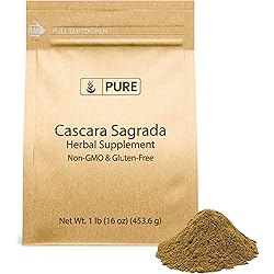 Pure Original Ingredients Cascara Sagrada 1lb Non-GMO & Gluten-Free, Glycosides