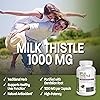 Milk Thistle 1000mg Silymarin Marianum & Dandelion Root Liver Health Support 120 Capsules