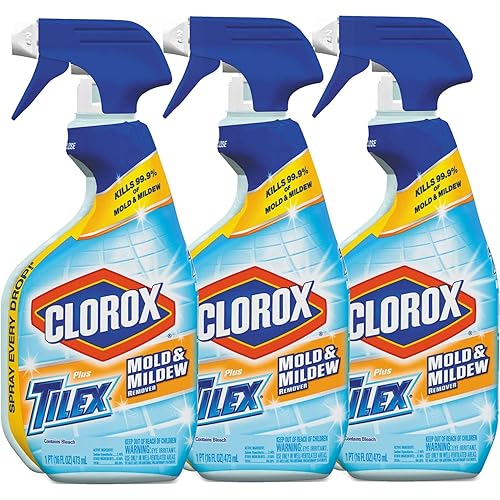 Tilex Mold and Mildew Remover Spray, 16 Fluid Ounce Pack of 4