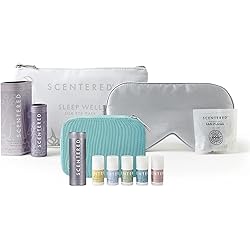 Scentered Sleep Essentials Travel Gift Set & Scentered Daily Ritual Aromatherapy Balm Gift Set Bundle