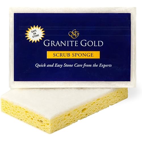 Granite Gold Non-Scratch Scrub Sponge for Granite, Marble & Other Natural Stone & Quartz Surfaces