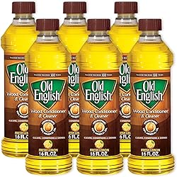 Old English 0-62338-07325-5 Lemon Oil Furniture Polish, 96 fl oz. Pack of 6 Packaging Label May Vary