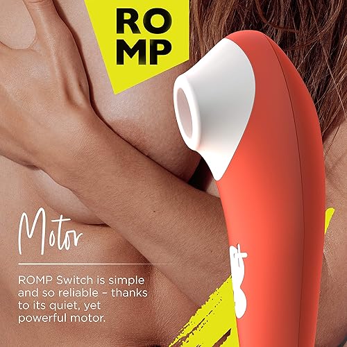 ROMP Switch - Easy-Peasy Lemon Squeezy Pleasure Air Clitoris Stimulator with 6 Intensity Levels, Orange