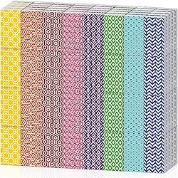 160 Counts Pocket Sized Facial Tissues Travel Tissues 3 Ply Small Portable White Facial Tissue with Geometric Print Designed Package