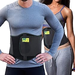 Ergonomic Umbilical Hernia Belt – Abdominal Binder for Hernia Support – Umbilical Navel Hernia Strap with Compression Pad – Ventral Hernia Support for Men and Women - Large XL Plus Size 42-57 IN