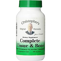 Dr. Christopher's Original Formulas Complete Tissue and Bone Formula Capsules, 100 Count, 440mg Each