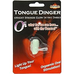 Hott Products Unlimited 28747: Tongue Dinger Night Stroker GITD