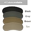 ZenToes Heel Protectors Back of Shoes Cushioned Adhesive Liner Inserts for Men and Women - 8 Count Black
