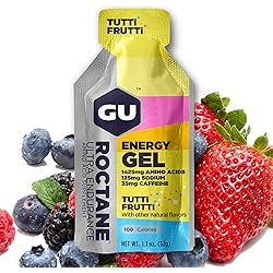 GU Energy Roctane Ultra Endurance Energy Gel, Tutti Frutti, 1.1 Ounce Pack of 24