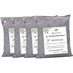 Nature Fresh Air Purifier Bags | Charcoal Bags Odor Absorber 4-Pack