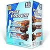 Pure Protein Bar, Chocolate Peanut Butter Salted CaramelChocolate Deluxe, 18 Count